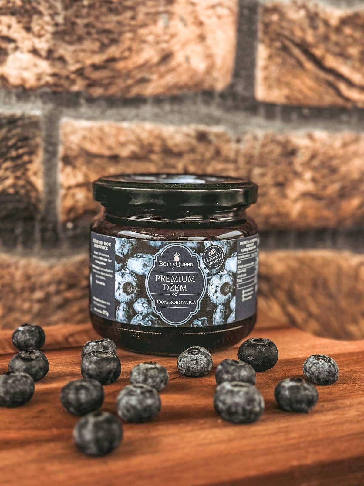 Dzem od borovnice zaslađen urmom