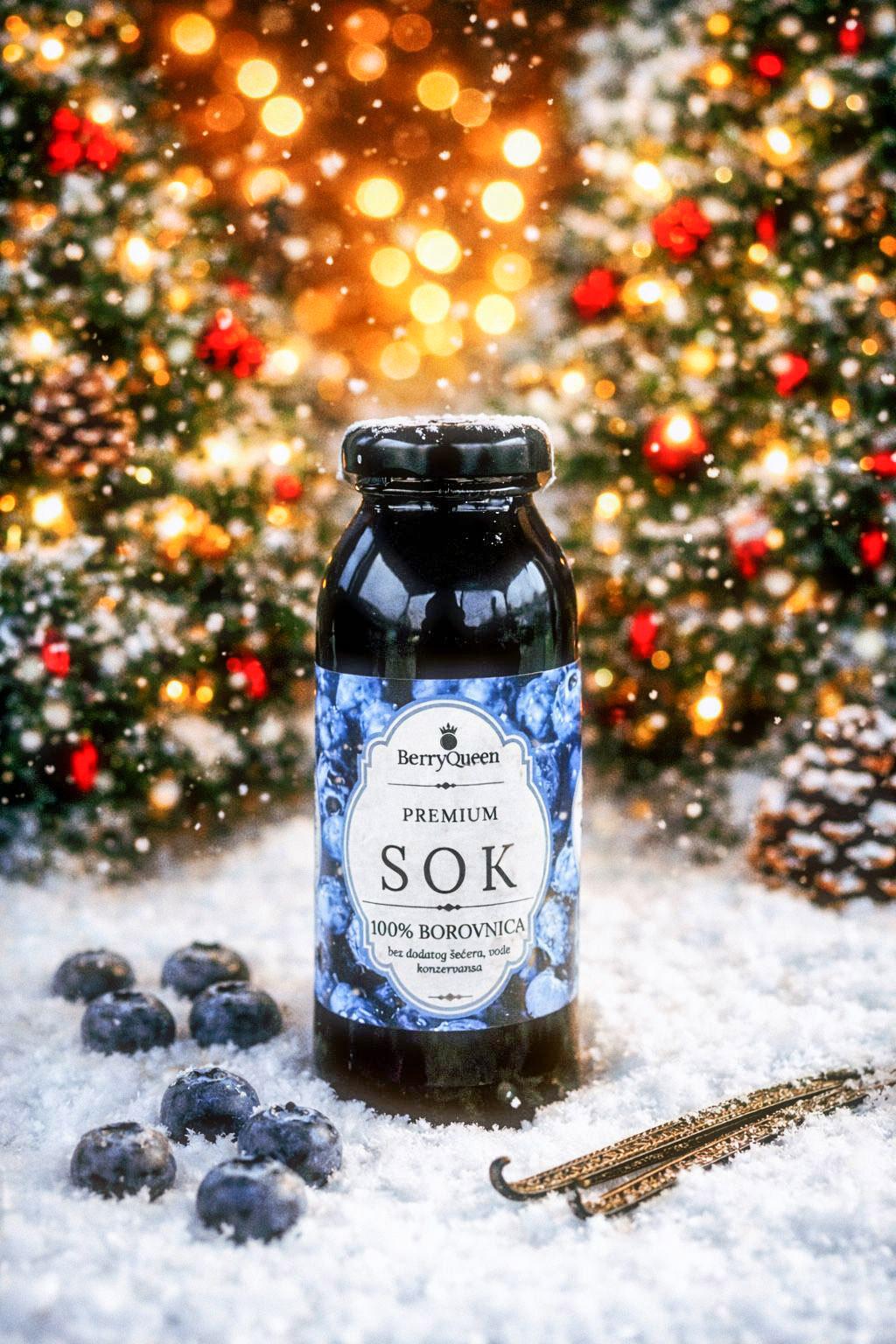 Matični sok od 100% borovnice